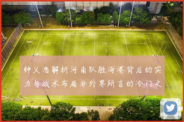 钟义浩解析河南队胜海港背后的实力与战术布局非外界所言的冷门之战